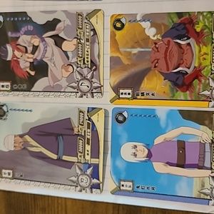 Set of 34 Naruto Trading cards